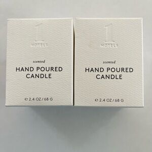 2 x 1 Hotels Hand Poured Candles